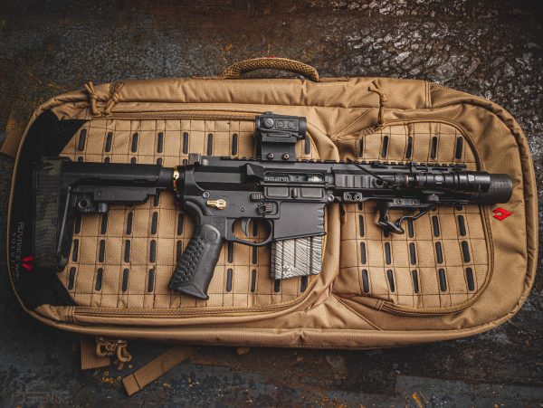 Frame 28" AR Pistol/SBR Case w/Backpack Strap - Tan
