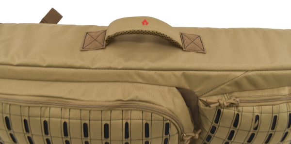 Frame 36" Rifle Case w/Backpack Strap Color Tan/Black - Image 6