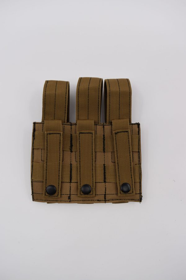 Pistol Triple Mag Pouch Tan